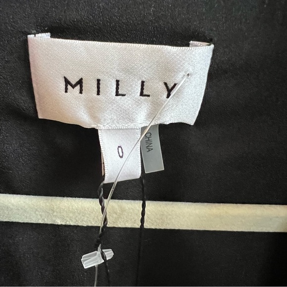 MILLY NWT Multi Blue Hadlee Floating Cosmos Print Dress Size 0 - Picture 5 of 7